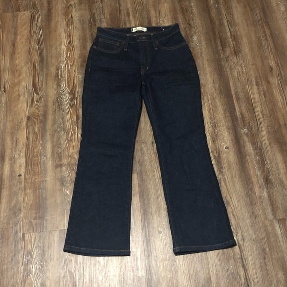Madewell Denim - Madewell Cali Demi Boot Jeans Women's 24p Mid Rise in Lucille Wash Denim